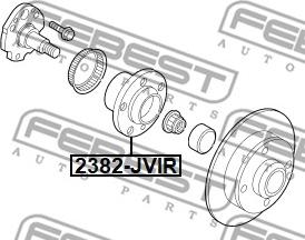 Febest 2382-JVIR - Маточина колеса autocars.com.ua