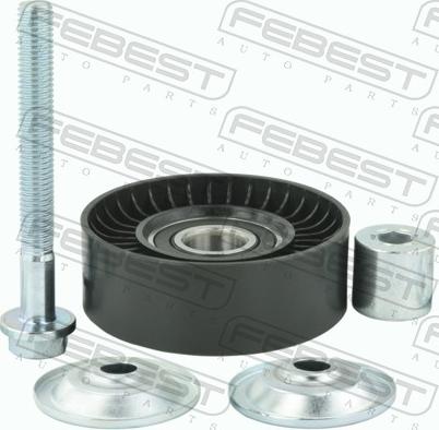 Febest 2388-CFNA - Паразитний / провідний ролик, поліклиновий ремінь autocars.com.ua