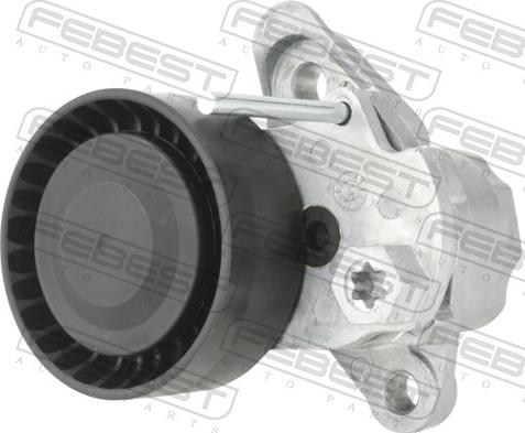 Febest 2390-CWVA - Натягувач ременя, клинові зуб. autocars.com.ua