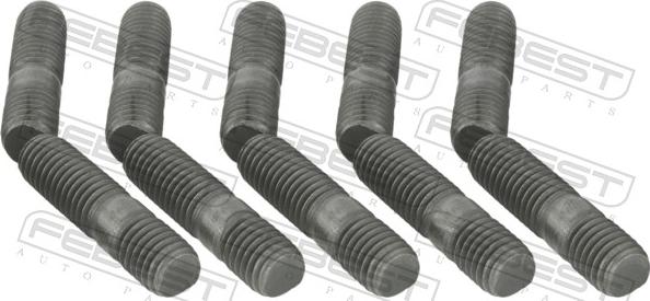 Febest 2398-003-PCS10 - Болт, випускний колектор autocars.com.ua