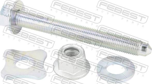 Febest 2398-007-KIT - Болт регулювання розвалу коліс autocars.com.ua