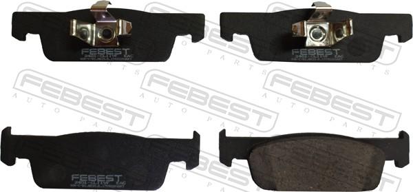 Febest 2401-CLIIVF - Гальмівні колодки, дискові гальма autocars.com.ua