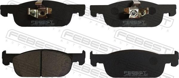 Febest 2401-SANIIF - Гальмівні колодки, дискові гальма autocars.com.ua