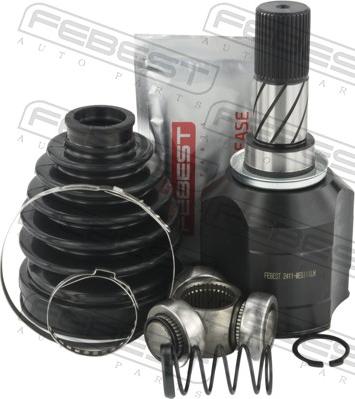 Febest 2411-MEGIIILH - Шарнірний комплект, ШРУС, приводний вал autocars.com.ua