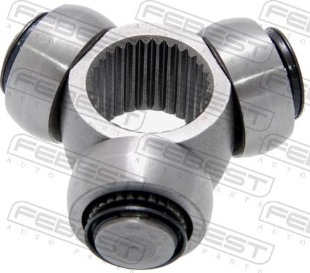 Febest 2416-MEG - Муфта з шипами, приводний вал autocars.com.ua