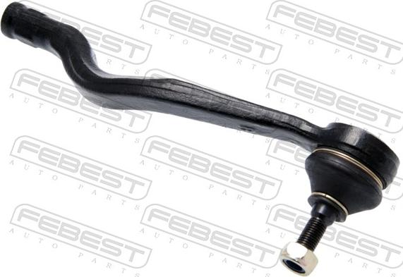 Febest 2421-LOGRH - Наконечник рульової тяги, кульовий шарнір autocars.com.ua