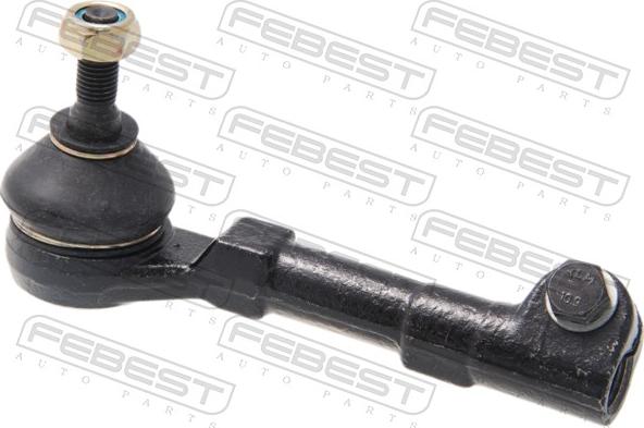 Febest 2421-MEGLH - Наконечник рульової тяги, кульовий шарнір autocars.com.ua