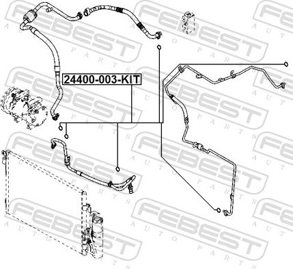 Febest 24400-003-KIT -  autocars.com.ua