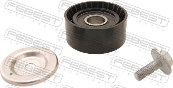 Febest 2487-001 - Паразитний / провідний ролик, поліклиновий ремінь autocars.com.ua