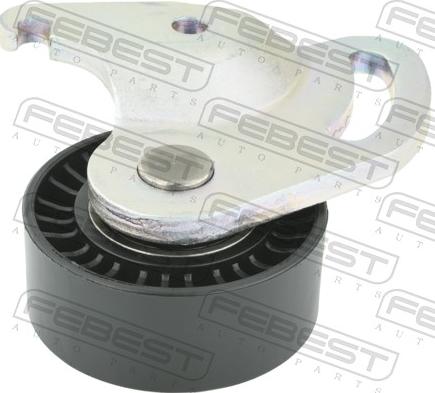 Febest 2487-MEGII - Паразитний / провідний ролик, поліклиновий ремінь autocars.com.ua
