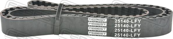 Febest 25140-LFY - Ремінь ГРМ autocars.com.ua