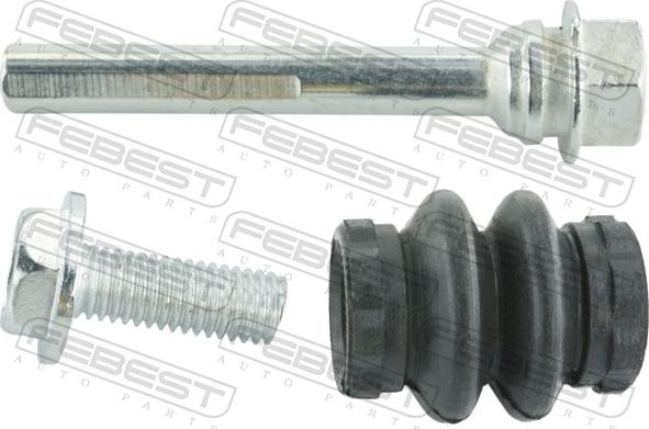Febest 2574-308R - Направляючий болт, корпус скоби гальма autocars.com.ua
