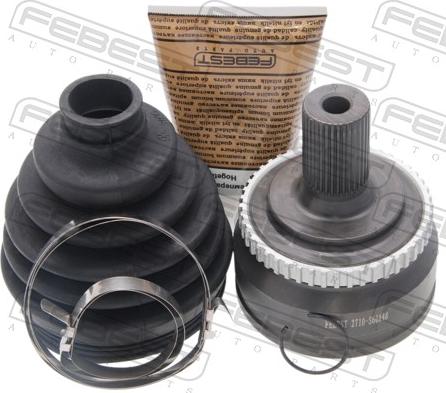 Febest 2710-S60A48 - Шарнірний комплект, ШРУС, приводний вал autocars.com.ua