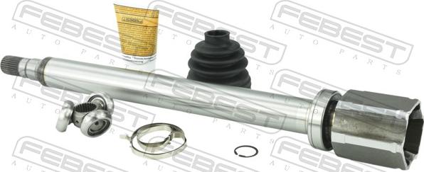 Febest 2711-S60IIRH - Шарнірний комплект, ШРУС, приводний вал autocars.com.ua