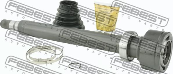 Febest 2711-XC60S6RH - Шарнірний комплект, ШРУС, приводний вал autocars.com.ua