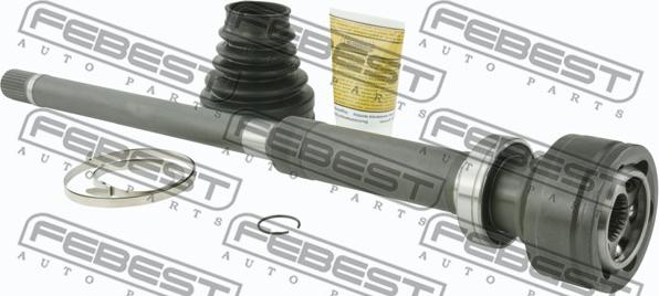 Febest 2711-XC90RH - Шарнирный комплект, ШРУС, приводной вал avtokuzovplus.com.ua