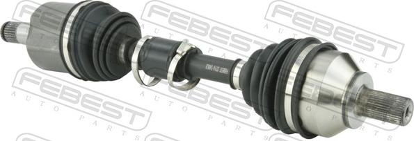 Febest 2714-S40LH - Приводний вал autocars.com.ua
