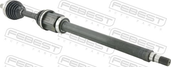 Febest 2714-S40RH - Приводний вал autocars.com.ua