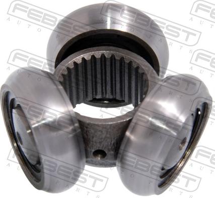 Febest 2716-S80T - Муфта з шипами, приводний вал autocars.com.ua