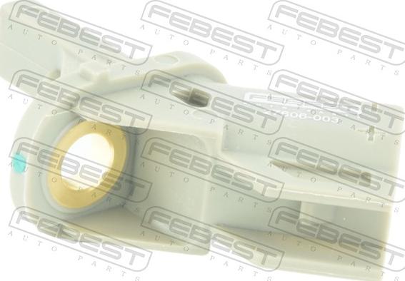 Febest 27606-003 - Датчик ABS, частота обертання колеса autocars.com.ua