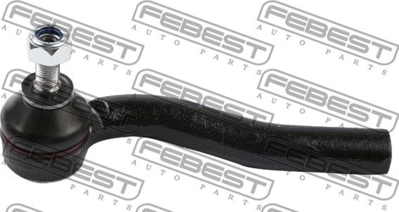 Febest 2821-500LH - Наконечник рульової тяги, кульовий шарнір autocars.com.ua