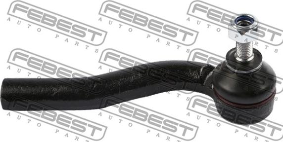 Febest 2821-500RH - Наконечник рульової тяги, кульовий шарнір autocars.com.ua