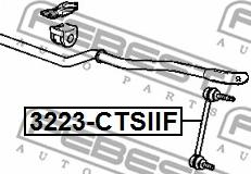 Febest 3223-CTSIIF - Тяга / стійка, стабілізатор autocars.com.ua