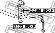 Febest 3223-SRXF - Тяга - Стійка стабілізатора autocars.com.ua