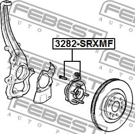 Febest 3282-SRXMF - Маточина колеса autocars.com.ua