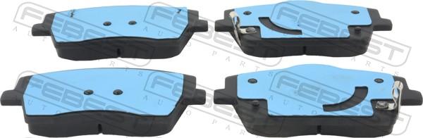 Febest 3501-FY11F - Гальмівні колодки, дискові гальма autocars.com.ua