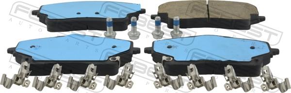 Febest 3501-KX11F - Гальмівні колодки, дискові гальма autocars.com.ua