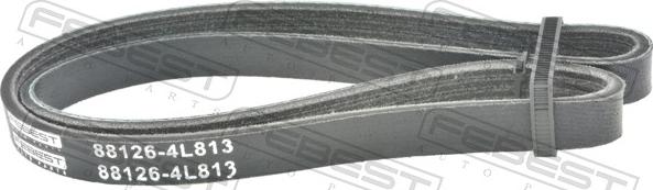 Febest 88126-4L813 - Поликлиновой ремінь autocars.com.ua
