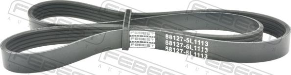 Febest 88127-5L1113 - Поликлиновой ремінь autocars.com.ua