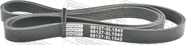 Febest 88127-5L1545 - Поликлиновой ремінь autocars.com.ua