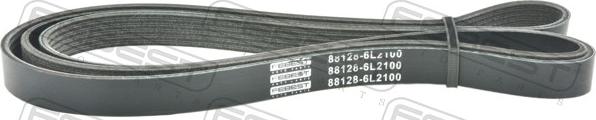 Febest 88128-6L2100 - Поликлиновой ремінь autocars.com.ua