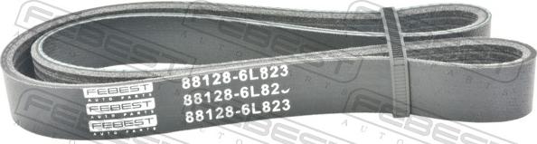 Febest 88128-6L823 - Поликлиновой ремінь autocars.com.ua