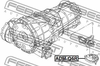 Febest ADM-Q5R - Підвіска, автоматична коробка передач autocars.com.ua