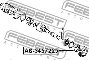 Febest AS-3457225 - 0 autocars.com.ua