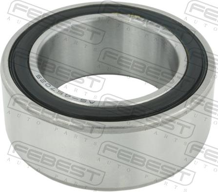 Febest AS-457025 - Підшипник, приводний вал autocars.com.ua