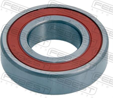 Febest AS-6206-2RS - Підвіска, карданний вал autocars.com.ua