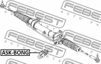 Febest ASK-BONG - Вал сошки рульового управління autocars.com.ua