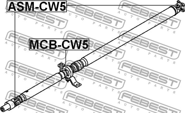 Febest ASM-CW5 - 0 autocars.com.ua