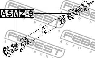 Febest ASMZ-9 - 0 autocars.com.ua