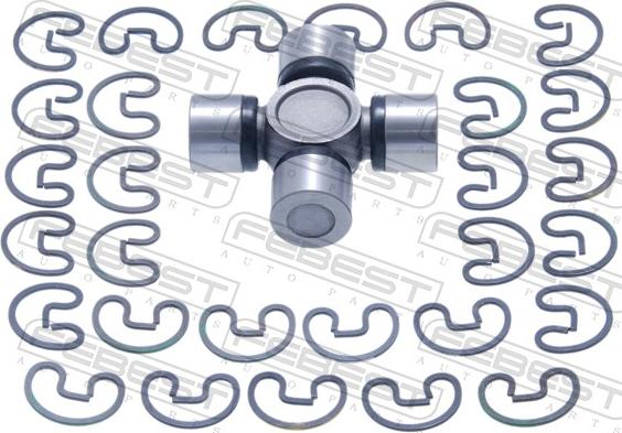 Febest ASN-A60F - Шарнір, поздовжній вал autocars.com.ua