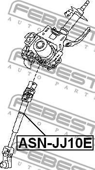 Febest ASN-JJ10E - вал карданний рульовий нижній autocars.com.ua