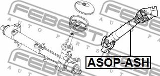 Febest ASOP-ASH - Вал сошки рульового управління autocars.com.ua