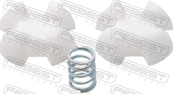 Febest AST-LC100 - Шарнір, вал сошки рульового управління autocars.com.ua