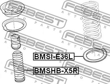 Febest BMSI-E36L - ПРУЖИНА autodnr.net