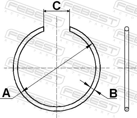 Febest CC-1-29X2-2-PCS5 - Монтажний комплект, сильфон приводного вала autocars.com.ua