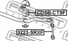 Febest CDSB-CTSF - Втулка, стабилизатор avtokuzovplus.com.ua